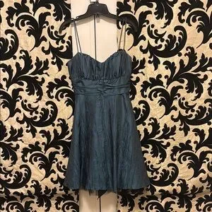 chinese dress ladies Elegant Blue Tulle Lace Applique Short Prom Dress Bridesmaid Gown